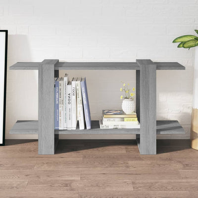 Stella Homewares Book Cabinet Grey Sonoma 100x30x51 cm Engineered Wood
