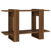 Stella Homewares Book Cabinet/Room Divider Brown Oak 80x30x51 cm