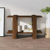 Stella Homewares Book Cabinet/Room Divider Brown Oak 80x30x51 cm