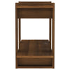 Stella Homewares Book Cabinet/Room Divider Brown Oak 80x30x51 cm