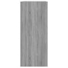 Stella Homewares Book Cabinet/Room Divider Grey Sonoma 40x30x72 cm