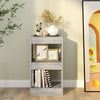 Stella Homewares Book Cabinet/Room Divider Grey Sonoma 40x30x72 cm