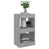 Stella Homewares Book Cabinet/Room Divider Grey Sonoma 40x30x72 cm