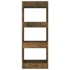 Stella Homewares Book Cabinet/Room Divider Smoked Oak 40x30x103 cm Engineered Wood