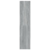 Stella Homewares Book Cabinet/Room Divider Grey Sonoma 40x30x135 cm