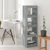 Stella Homewares Book Cabinet/Room Divider Grey Sonoma 40x30x135 cm