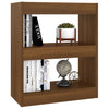 Stella Homewares Book Cabinet/Room Divider Brown Oak 60x30x72 cm