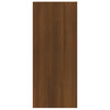 Stella Homewares Book Cabinet/Room Divider Brown Oak 60x30x72 cm
