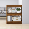 Stella Homewares Book Cabinet/Room Divider Brown Oak 60x30x72 cm