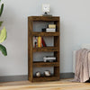 Stella Homewares Book Cabinet/Room Divider Smoked Oak 60x30x135 cm Engineered Wood