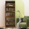 Stella Homewares Book Cabinet/Room Divider Smoked Oak 60x30x166 cm Engineered Wood
