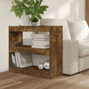 Stella Homewares Book Cabinet/Room Divider Smoked Oak 80x30x72 cm