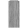 Stella Homewares Book Cabinet/Room Divider Grey Sonoma 80x30x72 cm