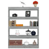 Stella Homewares Book Cabinet/Room Divider Grey Sonoma 100x30x135 cm