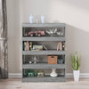 Stella Homewares Book Cabinet/Room Divider Grey Sonoma 100x30x135 cm