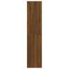 Stella Homewares Book Cabinet/Room Divider Brown Oak 100x30x135 cm