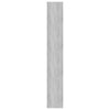 Stella Homewares Book Cabinet/Room Divider Grey Sonoma 100x30x198 cm Engineered wood