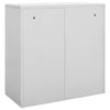 Stella Homewares Locker Cabinets 2 pcs Light Grey 90x45x92.5 cm Steel