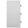 Stella Homewares Locker Cabinets 2 pcs Light Grey 90x45x92.5 cm Steel