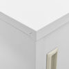 Stella Homewares Locker Cabinets 5 pcs Light Grey 90x45x92.5 cm Steel