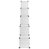 Stella Homewares Storage Cube Organiser with 15 Cubes Transparent PP