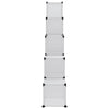 Stella Homewares Storage Cube Organiser with 15 Cubes and Doors Transparent PP