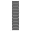 Stella Homewares Shoe Rack Black 44x32x174 cm PP