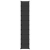 Stella Homewares Shoe Rack Black 44x32x174 cm PP