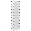 Stella Homewares Shoe Rack Transparent 44x32x174 cm PP