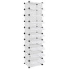 Stella Homewares Shoe Rack Transparent 44x32x174 cm PP