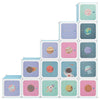 Stella Homewares Cube Storage Cabinet for Kids with 15 Cubes Blue PP