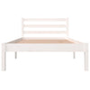 Stella Homewares Bed Frame without Mattress 90x190 cm White