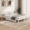 Stella Homewares Bed Frame without Mattress White 135x190 cm