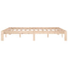 Stella Homewares Bed Frame without Mattress Solid Wood 150x200 cm