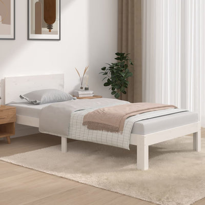Stella Homewares Bed Frame without Mattress White 90x190 cm