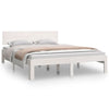 Stella Homewares Bed Frame without Mattress White 135x190 cm
