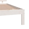 Stella Homewares Bed Frame without Mattress White 135x190 cm