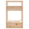 Stella Homewares Book Cabinet/Room Divider 41x35x57 cm Solid Wood Pine