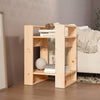 Stella Homewares Book Cabinet/Room Divider 41x35x57 cm Solid Wood Pine