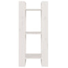 Stella Homewares Book Cabinet/Room Divider White 41x35x91 cm Solid Wood Pine