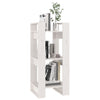 Stella Homewares Book Cabinet/Room Divider White 41x35x91 cm Solid Wood Pine