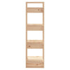 Stella Homewares Book Cabinet/Room Divider 41x35x125 cm Solid Wood Pine