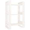 Stella Homewares Book Cabinet/Room Divider White 60x35x91 cm Solid Wood Pine