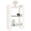 Stella Homewares Book Cabinet/Room Divider White 60x35x91 cm Solid Wood Pine