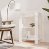 Stella Homewares Book Cabinet/Room Divider White 60x35x91 cm Solid Wood Pine