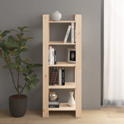 Stella Homewares Book Cabinet/Room Divider 60x35x160 cm Solid Wood