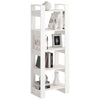 Stella Homewares Book Cabinet/Room Divider White 60x35x160 cm Solid Wood