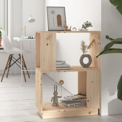 Stella Homewares Book Cabinet/Room Divider 51x25x70 cm Solid Wood Pine