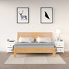 Stella Homewares Bedside Cabinets 2 pcs White 50x35x61.5 cm Solid Wood Pine