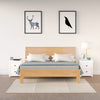 Stella Homewares Bedside Cabinets 2 pcs White 50x35x61.5 cm Solid Wood Pine